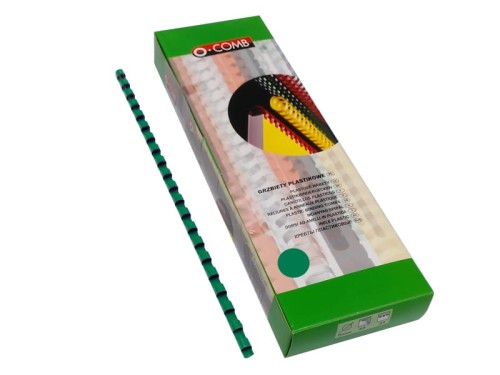 Grzbiety do bindowania OPUS O.COMB A4 6mm zielone 