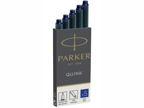 Naboje do piór Parker QUINK niebieskie 5 sztuk 1950384