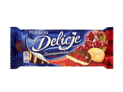 Ciastka Wedel Delicje wiśniowe 150g/24