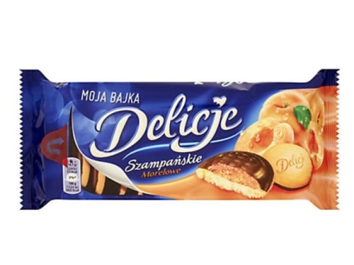 Ciastka Wedel Delicje morelowe 150g/24