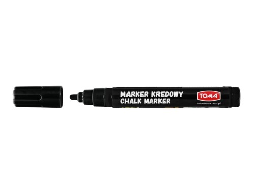 Marker kredowy TOMA TO-292 4,5mm czarny