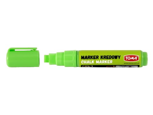 Marker kredowy TOMA TO-291 ścięty 8-5mm zielony