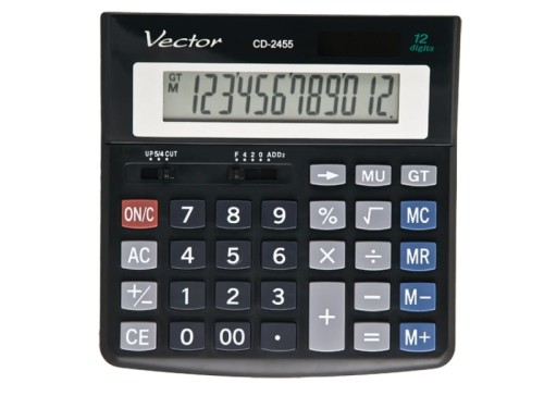 Kalkulator biurowy Vector CD-2455