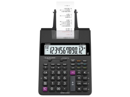 Kalkulator z drukarką Casio HR-150RCE + zasilacz