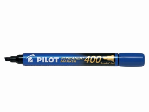 Marker permanentny Pilot SCA-400 niebieski ścięty