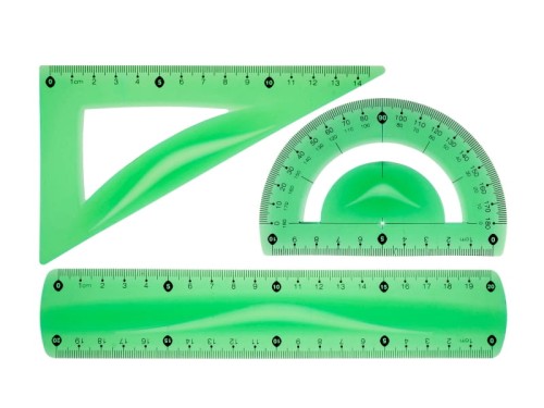 Zestaw geometryczny Tetis BL010-ZK zielony