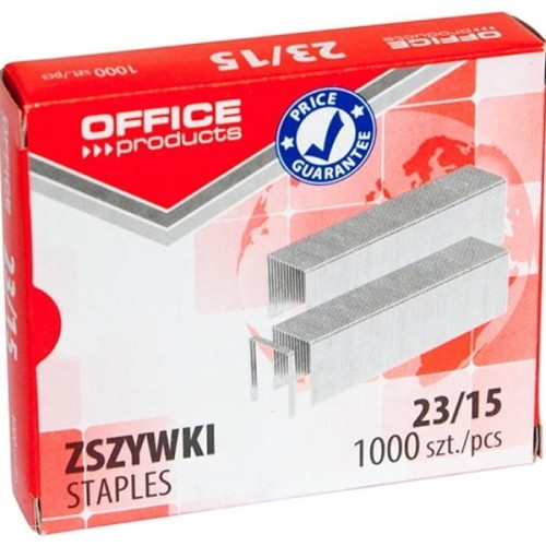 Zszywki 23/15 OFFICE PRODUCTS 1000szt. /18072359-19/