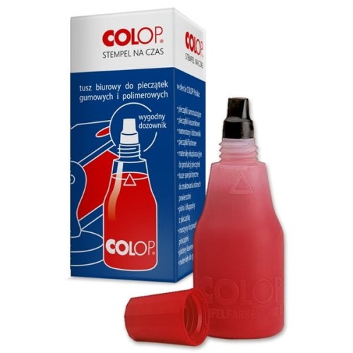 Tusz do pieczątel/stempli COLOP czerwony 25ml
