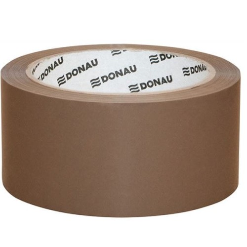 Taśma pakowa 48x66 HOT MELT kauczuk syntetyczny DONAU 50mic brązowa /7850001PL-99/