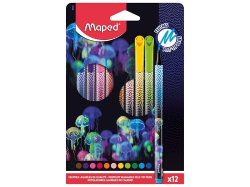 Pisaki Maped Deepsea 12 szt