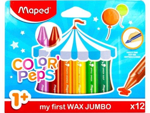 Kredki świecowe Maped Jumbo Colorpeps 12 sztuk