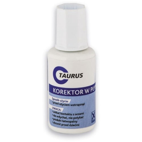 Korektor w płynie TAURUS TK-320, pędzelek, 20ml