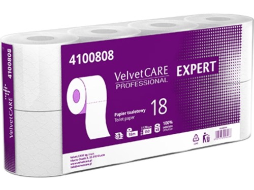 Papier toaletowy Velvet Expert biały 8 rolek