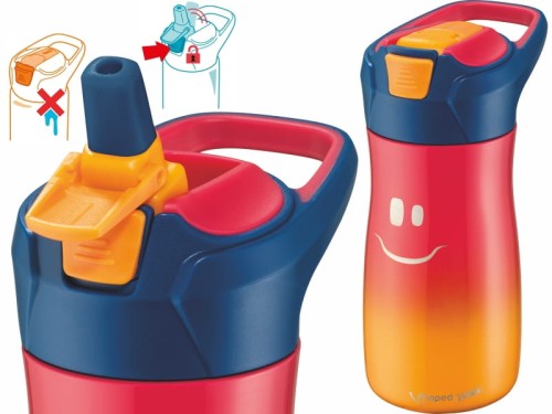 Butelka śniadaniowa bidon Maped Picnic Kids Concept 430ml różowa