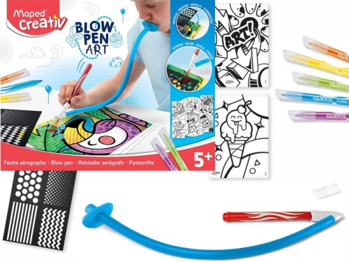 Flamastry dmuchane Maped Creativ Pop'art 6 sztuk