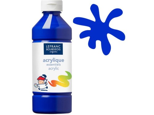 Farba akrylowa LefrancBourgeois w butelce 500ml ciemna niebieska
