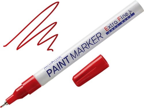 Marker olejowy do powierzchni MunHwa 1 mm czerwony