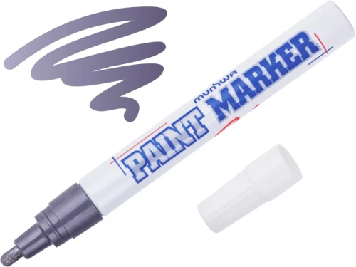 Marker olejowy do powierzchni MunHwa 4 mm srebrny