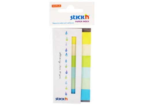 Zakładki indeksujące stick'n SUMMER 45x15 6 kolorów