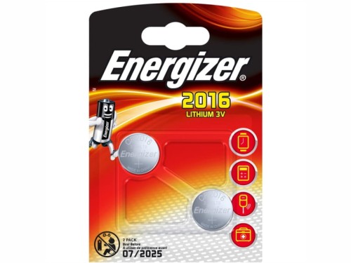 Bateria litowa CR2016 Energizer 3V 2szt.