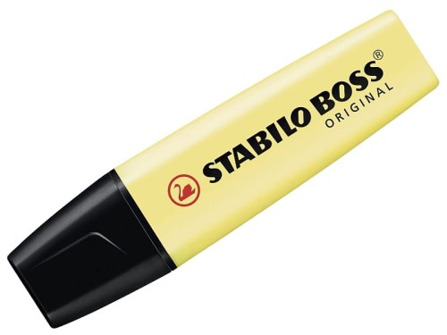 Zakreślacz Stabilo Boss original pastelowy żółty