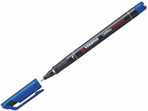 Foliopis Stabilo OHP F-0,7mm niebieski