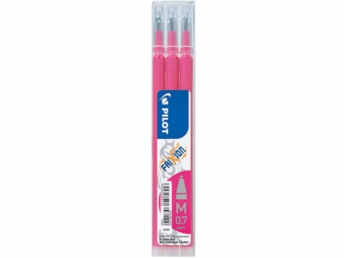 Wkład wymazywalny 0,7mm PILOT FRIXION BALL różowy 3szt. /PIRBLS-FR7-P-S3/