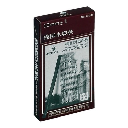 Węgiel rysunkowy naturalny 10mm 7334 5szt. /170-1888/