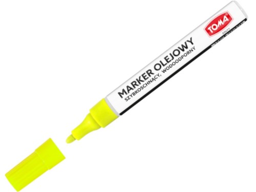 Marker olejowy Toma TO-421 2,5mm żółty