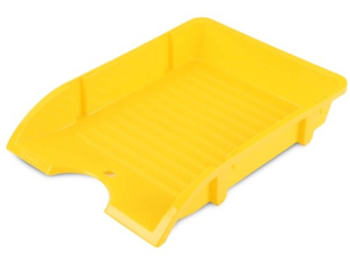 Szuflada na biurko żółta DONAU - wymiary 250x345x45mm /7455001PL-11/