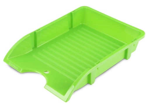 Szufladka na biurko DONAU niełamliwa PP A4 jasnozielona /7455001PL-41/