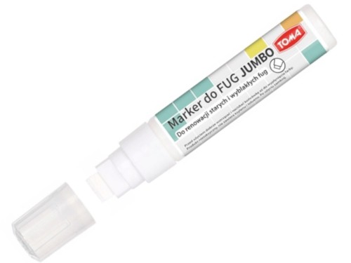 Marker do fug Toma JUMBO TO-418  biały
