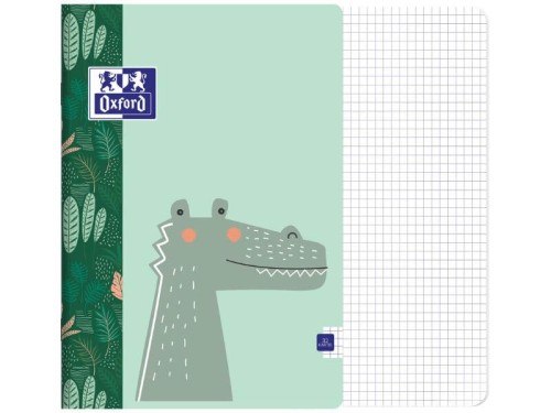 Zeszyt OXFORD Kids A4 w kratkę 32 kartkowy krokodyl