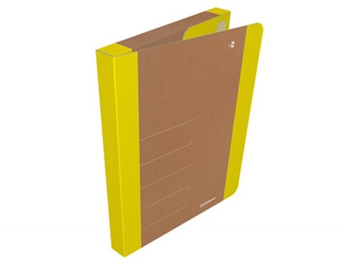 Teczka na rzepy DONAU LIFE A4 3 cm neon żółta