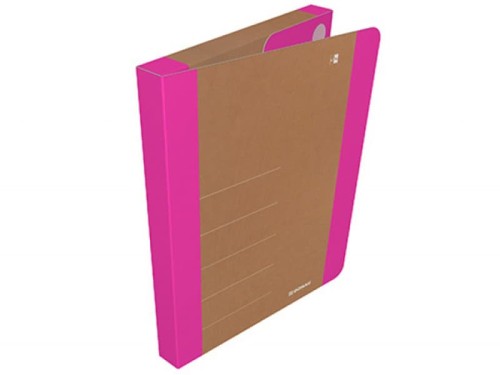 Teczka na rzepy DONAU LIFE A4 3 cm neon różowa