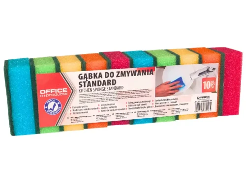 Zmywak kuchenny OFFICE PRODUCTS 10 sztuk mix kolorów