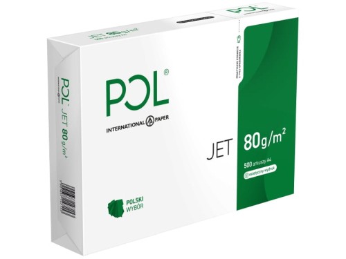 Papier ksero POLjet A4 80g klasa A