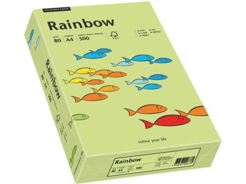 Papier Rainbow A4 80g jasno zielony R74