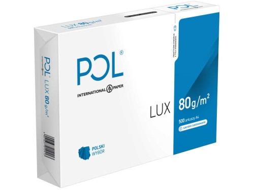 Papier ksero POLlux A4 80g klasa B