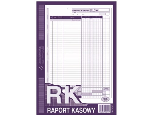 Raport kasowy Mipro A4 410-1