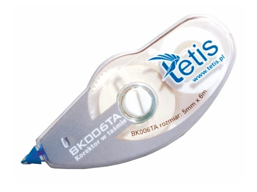 Korektor w taśmie Tetis 5mm 6m BK006-TA