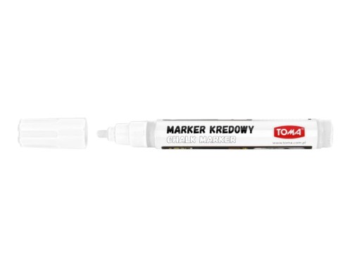 Marker kredowy TOMA TO-292 4,5mm biały