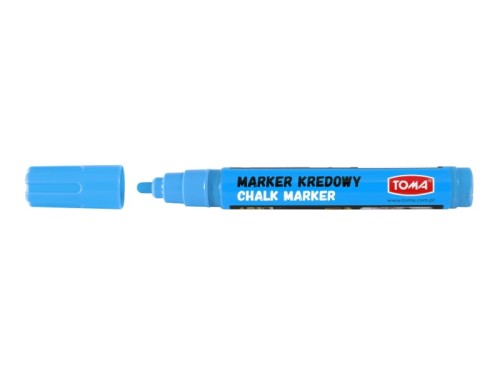 Marker kredowy TOMA TO-292 4,5mm niebieski