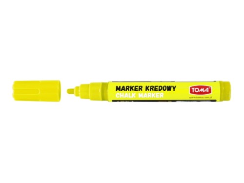 Marker kredowy TOMA TO-292 4,5mm żółty
