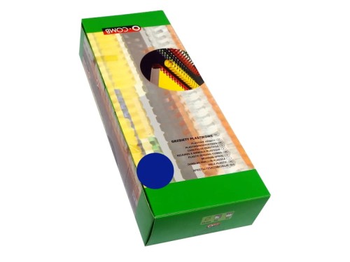 Grzbiety do bindowania OPUS O.COMB A4 10mm niebieskie