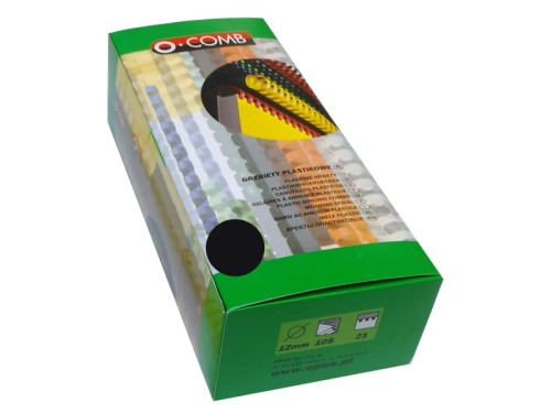 Grzbiety do bindowania OPUS O.COMB A4 12mm czarne