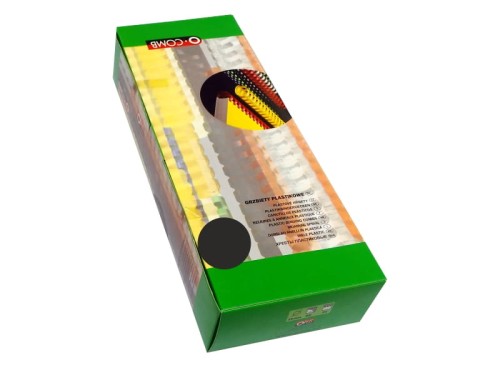 Grzbiety do bindowania OPUS O.COMB A4 10mm czarne