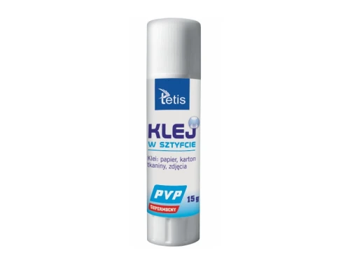 Klej w sztyfcie Tetis BG112-B 15g bezbarwny