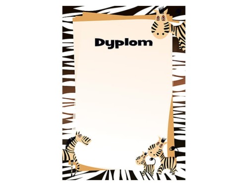 Papier ozdobny BARWNE ARKUSZE na dyplomy Madagaskar 170g /212217/