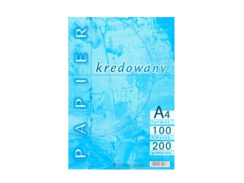 Papier Kreska A4 kredowany 200g 100 arkuszy